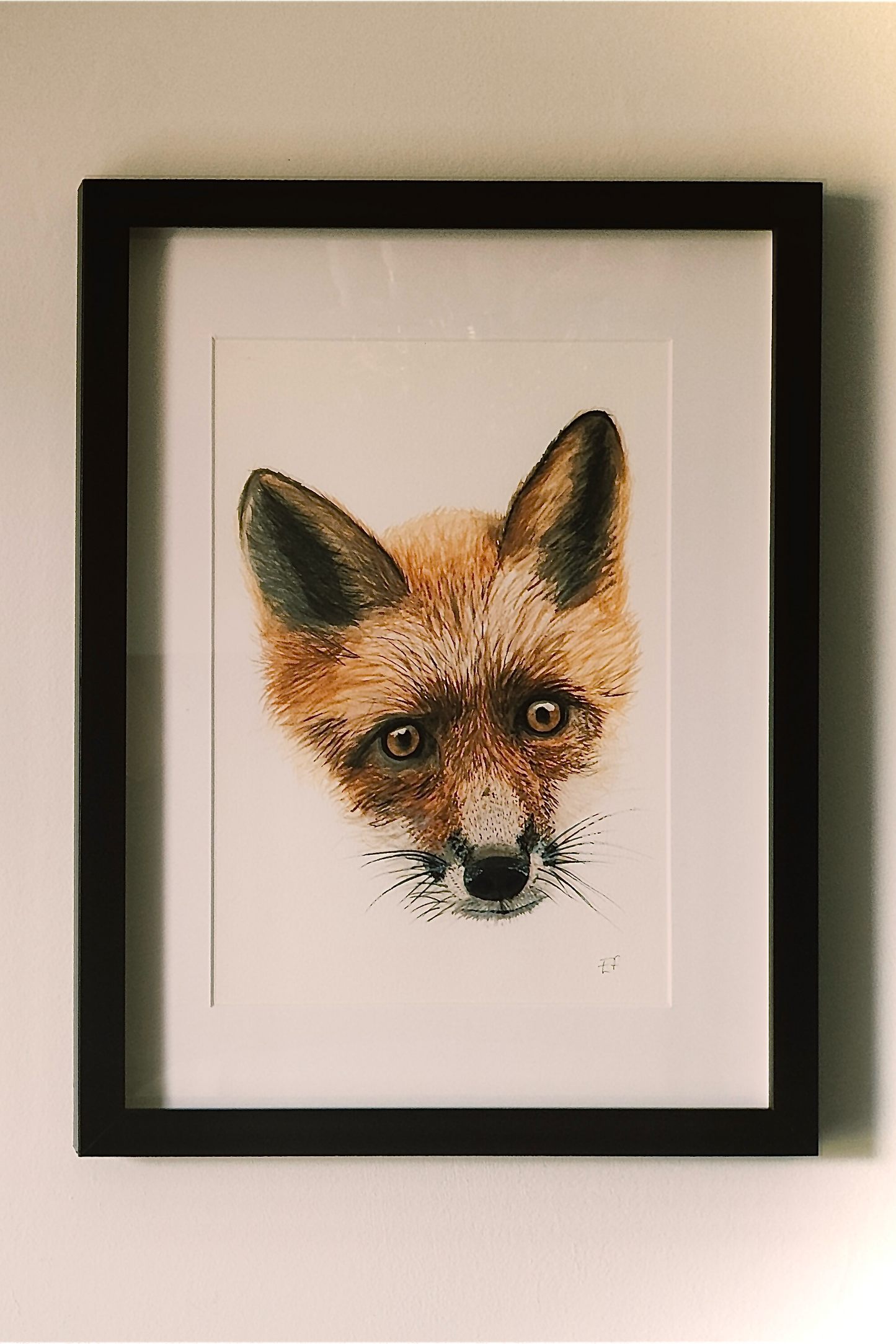 Fox Watercolour Print