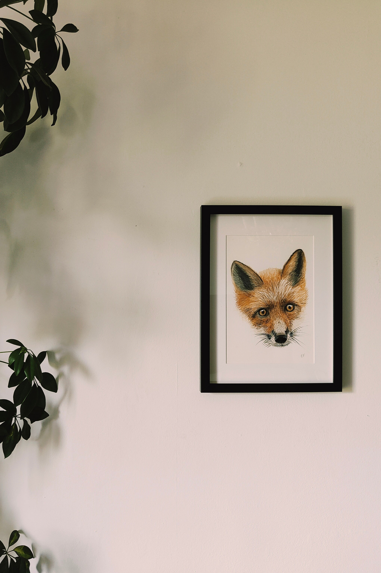 Fox Watercolour Print
