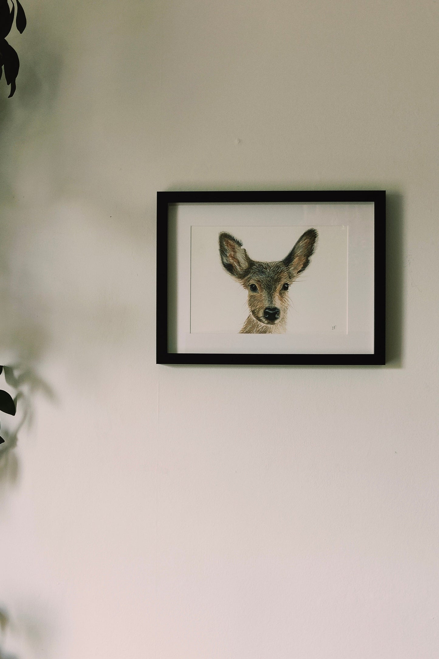 Deer Painting On A Wall
