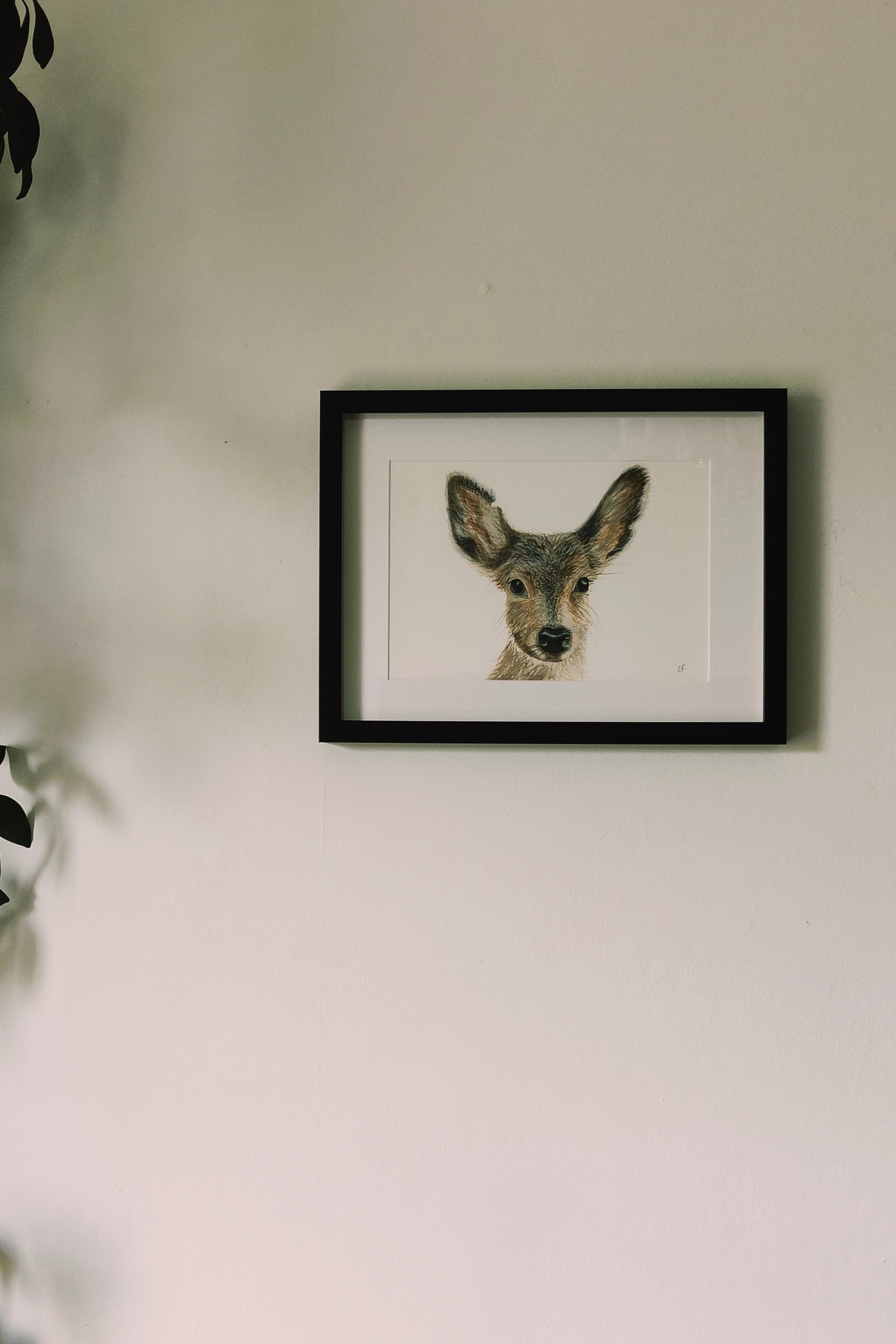 Deer Painting On A Wall